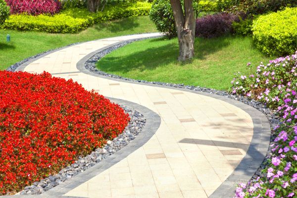 Garden Walkway Installation